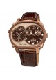 Navigator Dual Time Zone Multifunction Leather JS-29