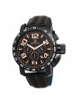 Tracer Checkered Dial Chronograph Leather Strap JS49