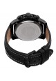 Vanquish Gear Bezel Chronograph Leather Strap JX109