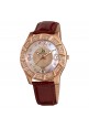 Imperial Crystal Whirlwind Bezel MOP Dial Leather JS-17